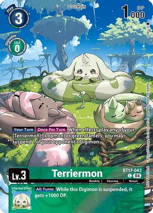 Image of Terriermon [BT17-043] (Legend Pack 2024 Box Topper) [Chain of Liberation]