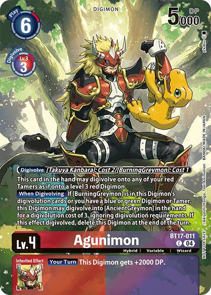 Image of Agunimon [BT17-011] (Legend Pack 2024 Box Topper) [Chain of Liberation]