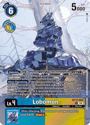 Image of Lobomon [BT17-022] (Legend Pack 2024 Box Topper) [Chain of Liberation]