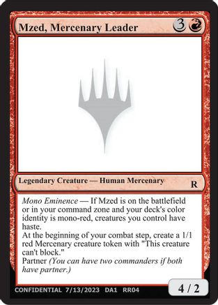 Image of Mzed, Mercenary Leader [Unknown Event]