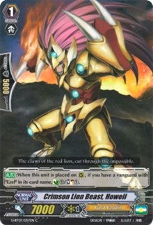 Image of Crimson Lion Beast, Howell (G-BT07/057EN) [Glorious Bravery of Radiant Sword]