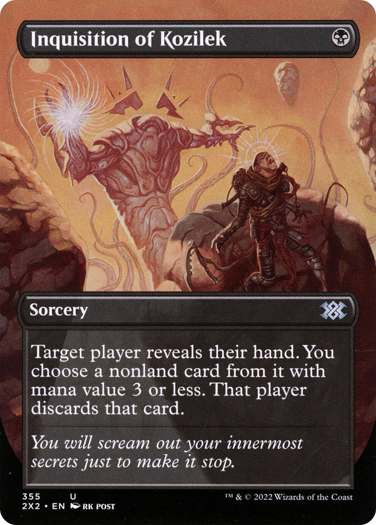 Image of Inquisition of Kozilek (Borderless Alternate Art) [Double Masters 2022]