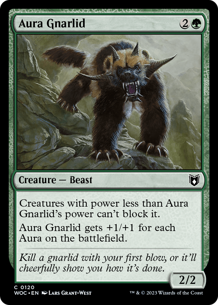 Image of Aura Gnarlid [Wilds of Eldraine Commander]