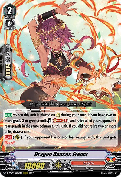 Image of Dragon Dancer, Frema (D-VS03/025EN) [V Clan Collection Vol.3]