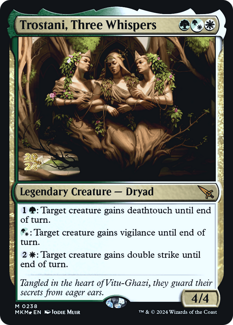 Image of Trostani, Three Whispers [Murders at Karlov Manor Prerelease Promos]