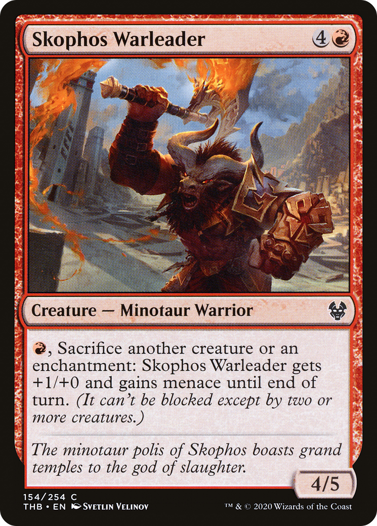 Image of Skophos Warleader [Theros Beyond Death]