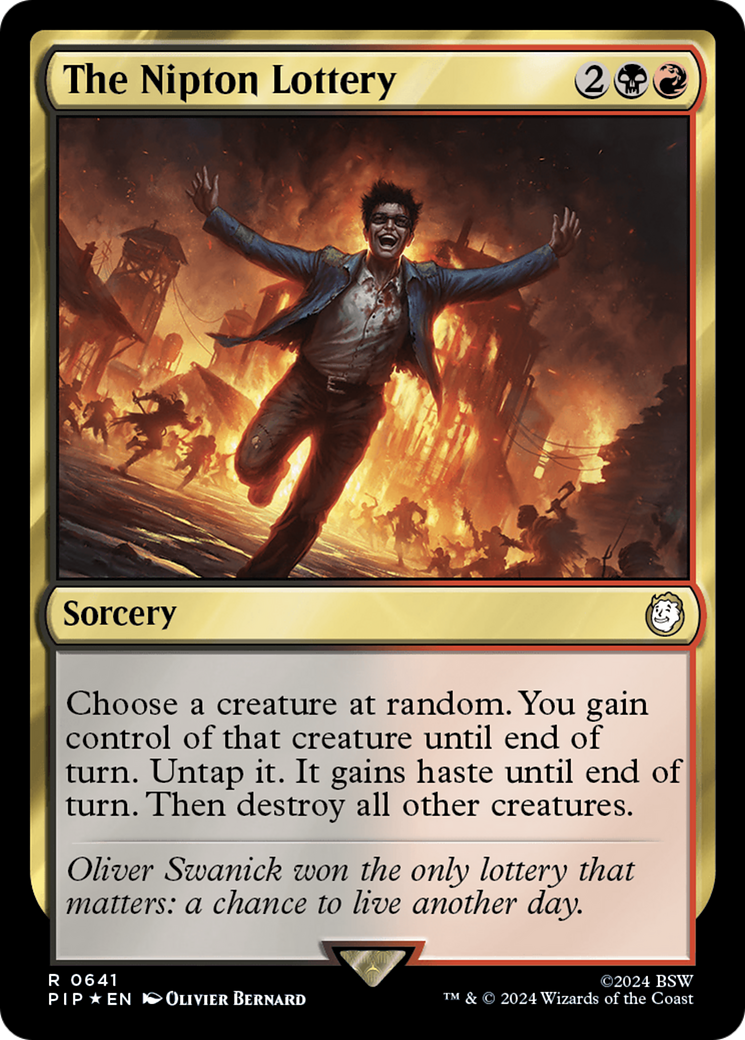 Image of The Nipton Lottery (Surge Foil) [Fallout]