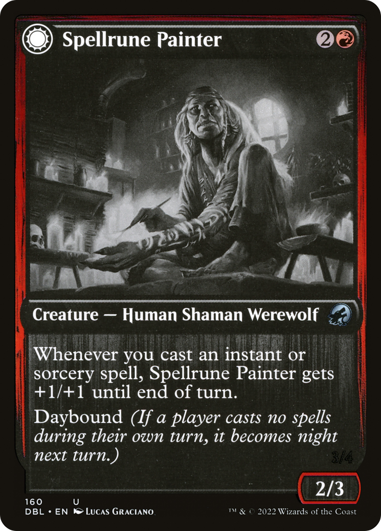 Image of Spellrune Painter // Spellrune Howler [Innistrad: Double Feature]