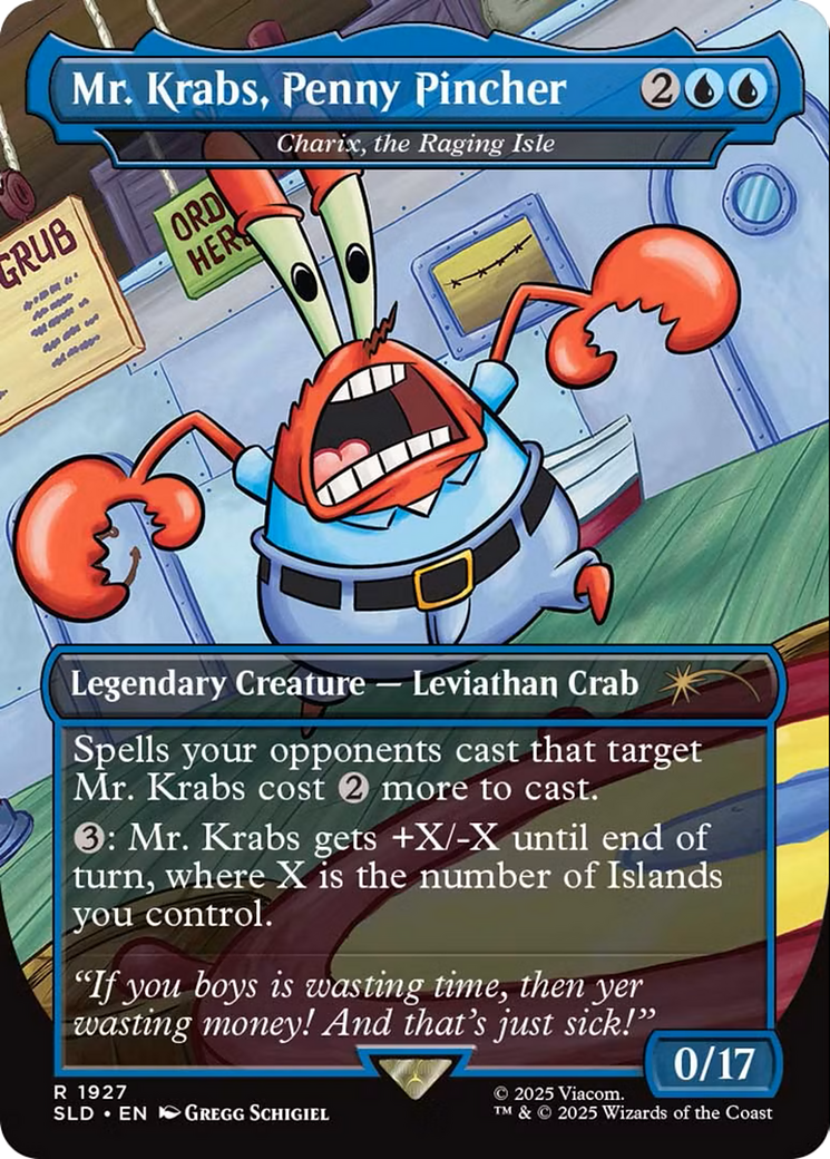 Image of Mr. Krabs, Penny Pincher - Charix, the Raging Isle [Secret Lair Drop Series]