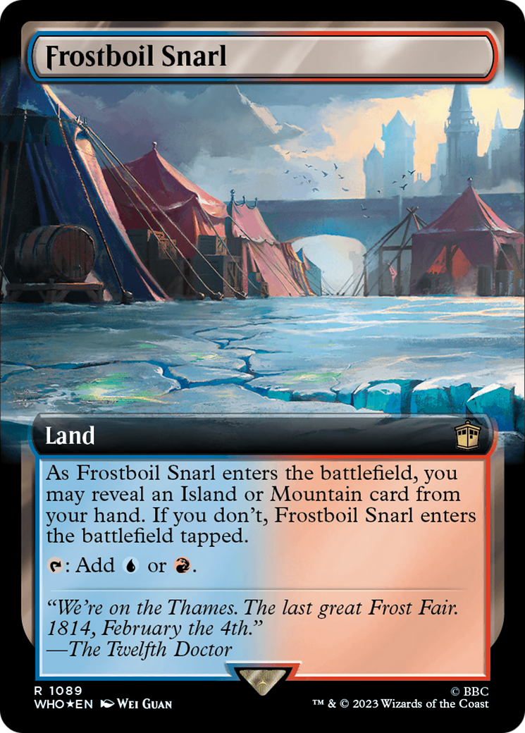 Image of Frostboil Snarl (Extended Art) (Surge Foil) [Doctor Who]