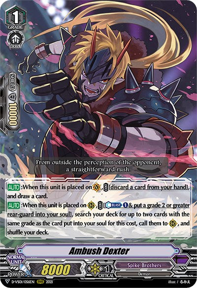 Image of Ambush Dexter (D-VS01/056EN) [V Clan Collection Vol.1]
