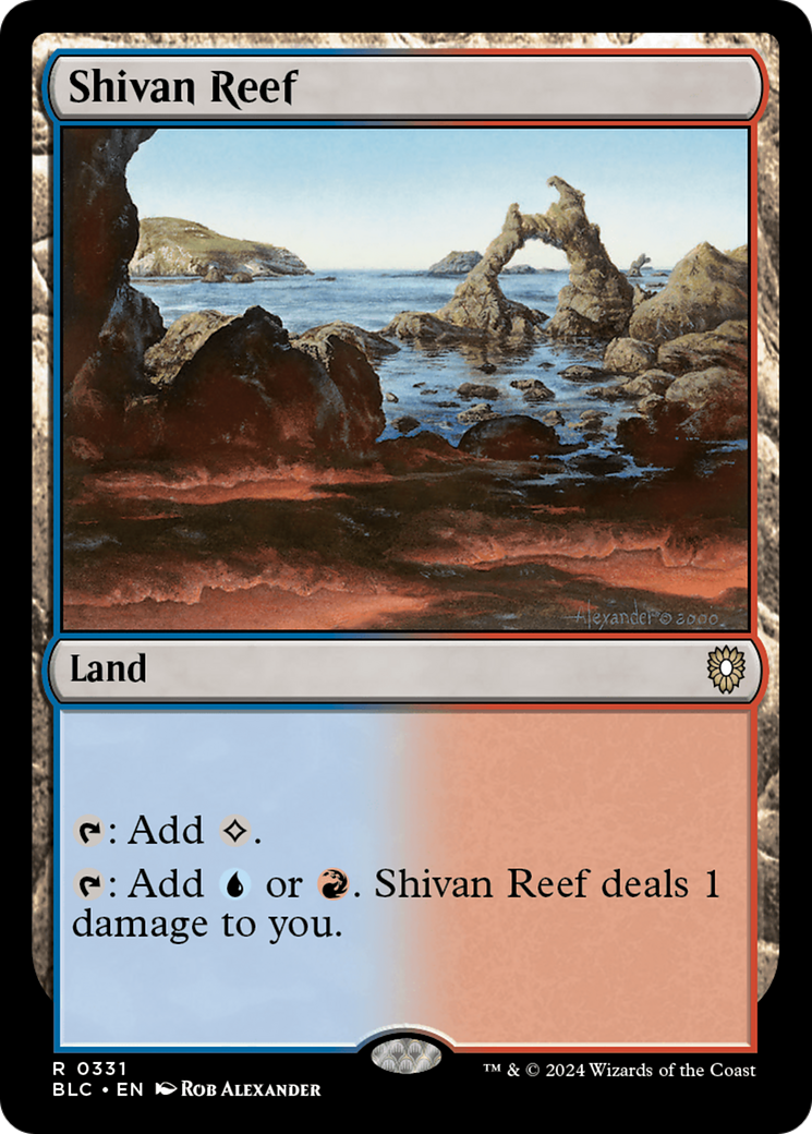 Image of Shivan Reef [Bloomburrow Commander]