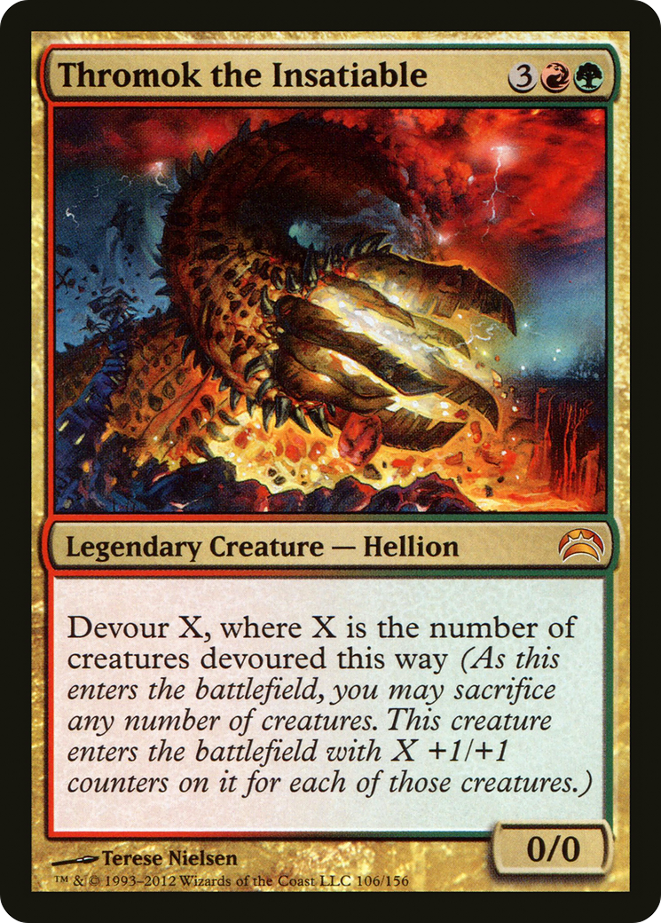Image of Thromok the Insatiable (PC2-106) - Planechase 2012 Foil
