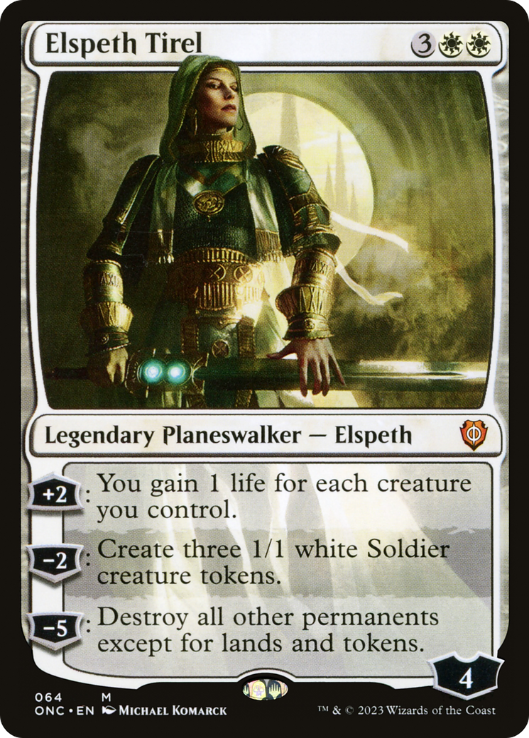 Image of Elspeth Tirel [Phyrexia: All Will Be One Commander]