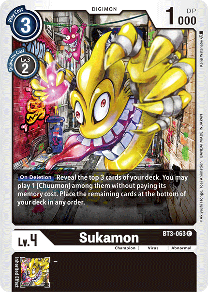 Image of Sukamon [BT3-063] [Release Special Booster Ver.1.5]