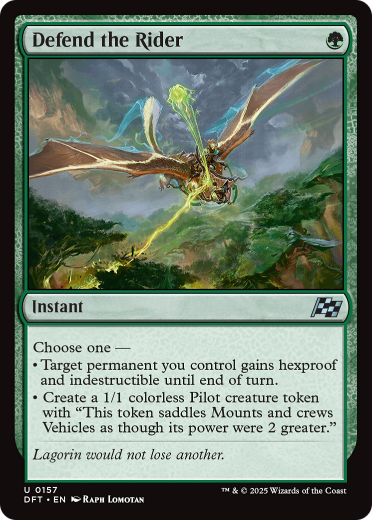 Image of Defend the Rider [Aetherdrift]