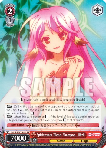 Image of Spiritwater Blend Shampoo, Jibril (NGL/BSF2019-01 PR) (Spring Fest 2019) [Bushiroad Event Cards]