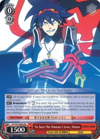 Image of To Save The Woman I Love, Simon (GL/S52-E060) [Gurren Lagann]