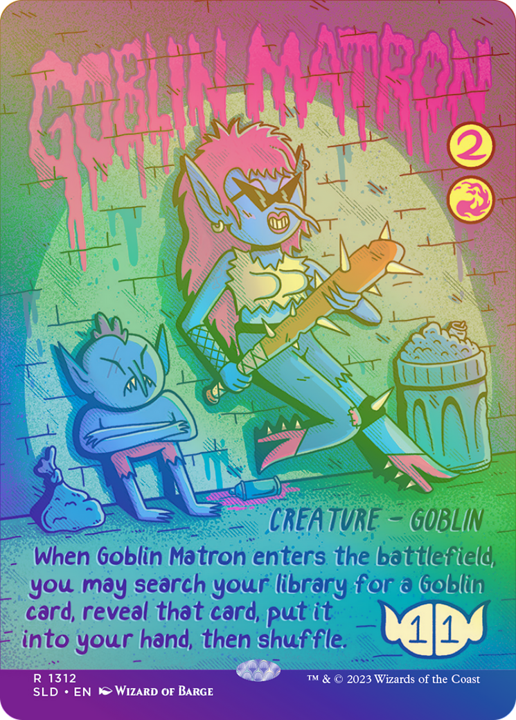 Image of Goblin Matron (Rainbow Foil) [Secret Lair Drop Series]