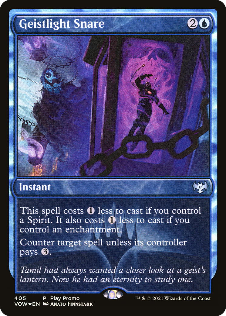 Image of Geistlight Snare (Play Promo) [Innistrad: Crimson Vow]