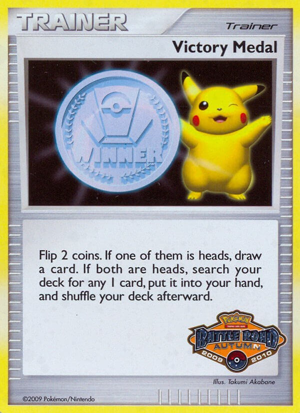 Image of Victory Medal (2009-2010) (Battle Road Autumn) [League & Championship Cards]