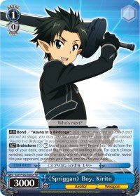 Image of Spriggan Boy, Kirito (SAO/S26-E065S SR) [Sword Art Online Vol.2]