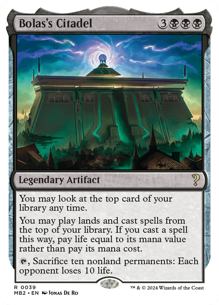 Image of Bolas's Citadel (White Border) [Mystery Booster 2]