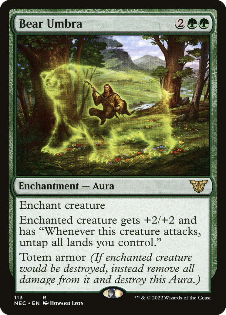 Image of Bear Umbra [Kamigawa: Neon Dynasty Commander]