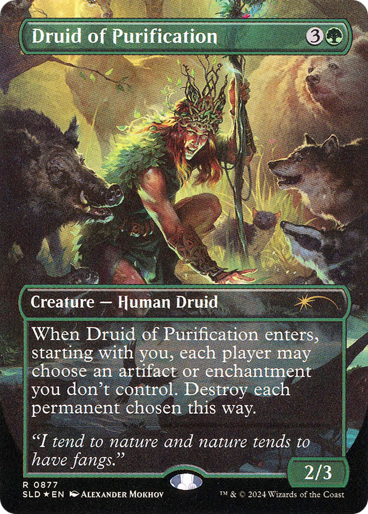 Image of Druid of Purification (Rainbow Foil) [Secret Lair Drop Series]
