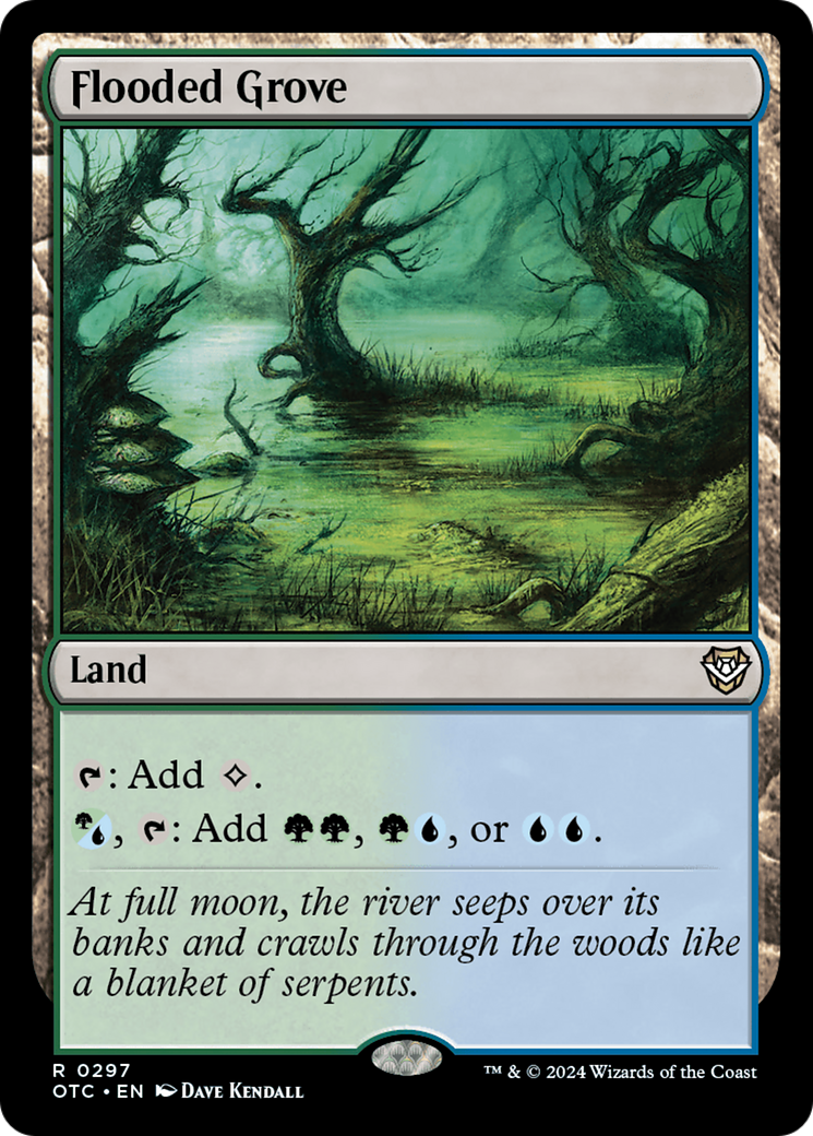 Image of Flooded Grove [Outlaws of Thunder Junction Commander]