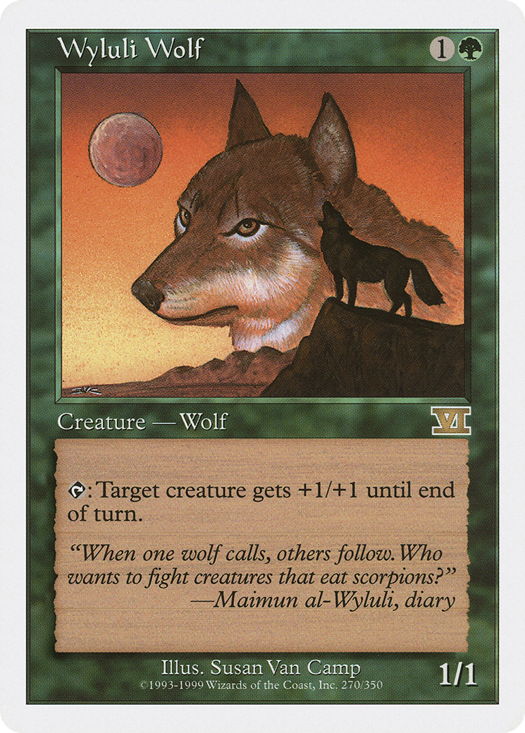 Image of Wyluli Wolf [Classic Sixth Edition]