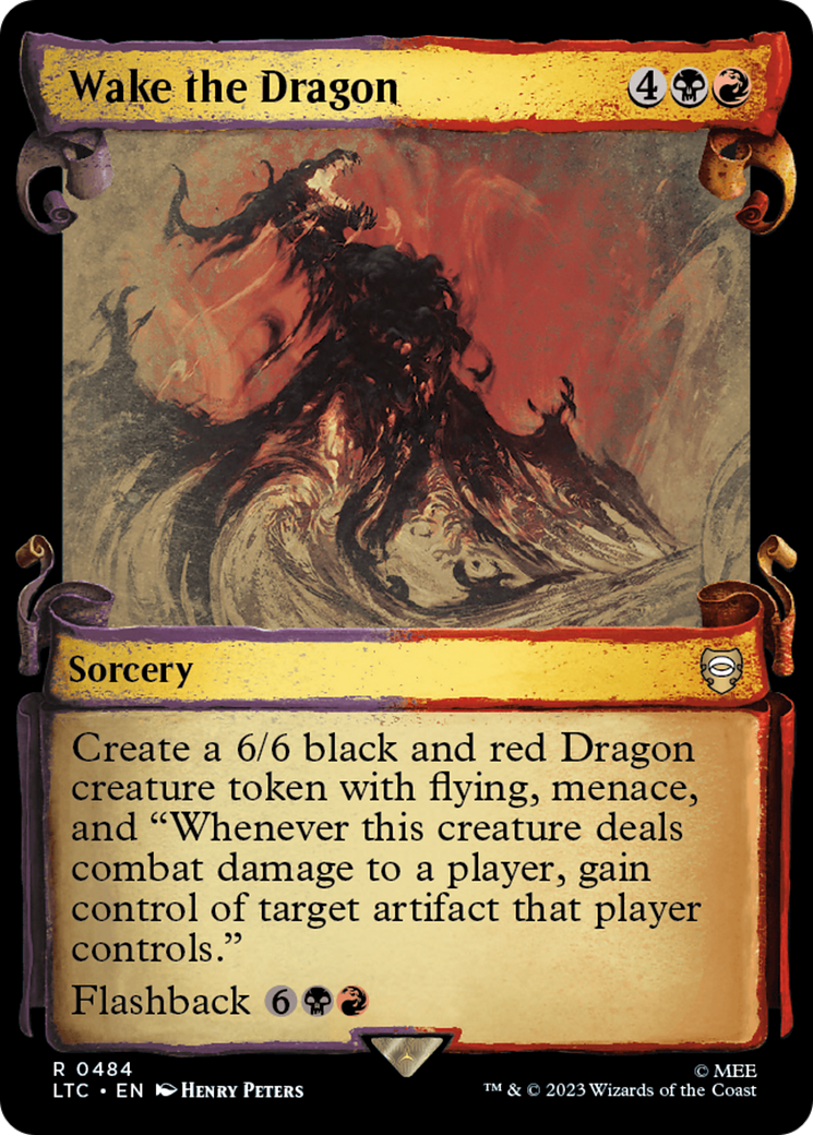 Image of Wake the Dragon [The Lord of the Rings: Tales of Middle-Earth Commander Showcase Scrolls]