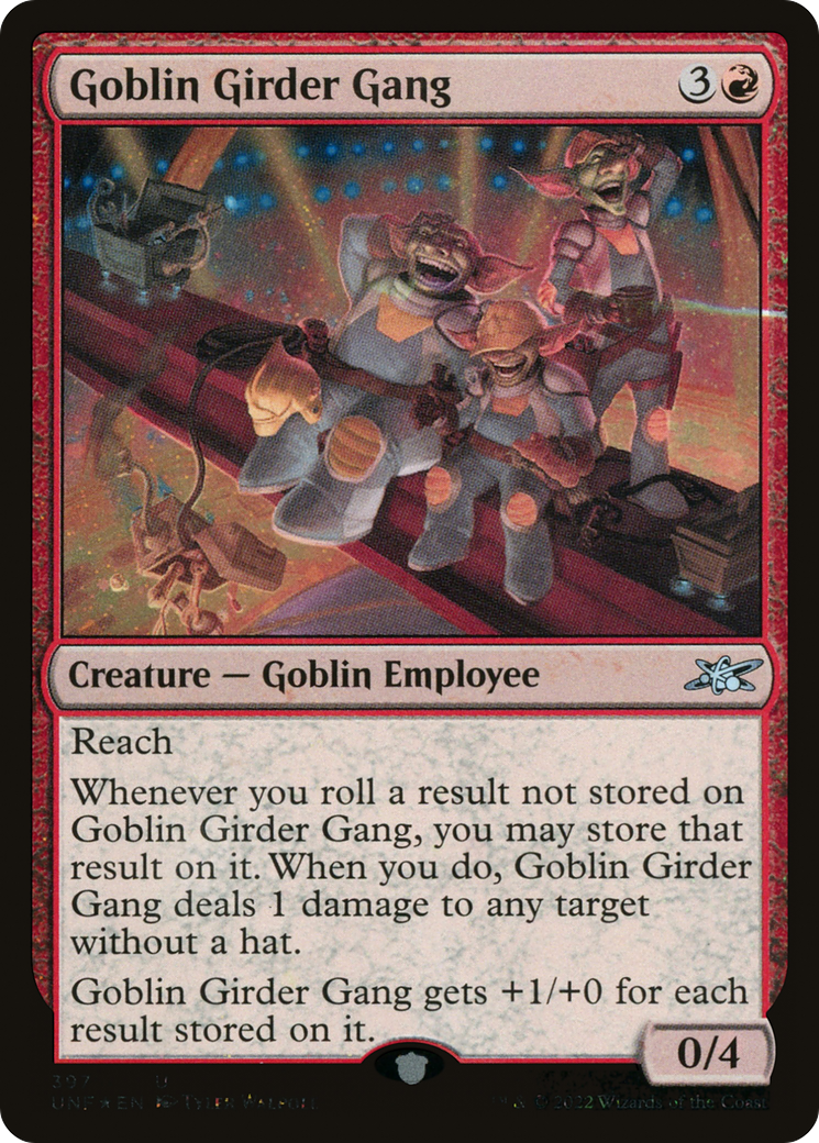 Image of Goblin Girder Gang (Galaxy Foil) [Unfinity]