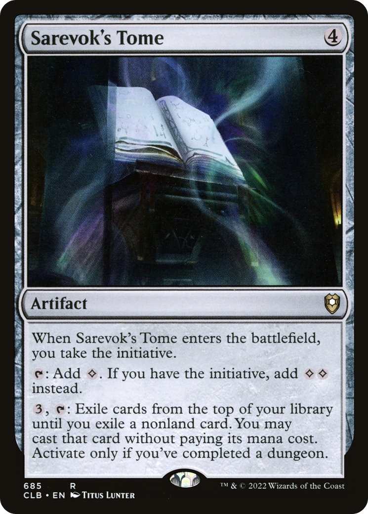 Image of Sarevok's Tome [Commander Legends: Battle for Baldur's Gate]