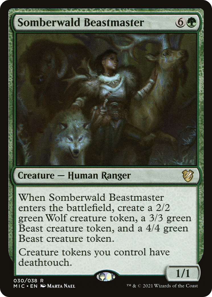 Image of Somberwald Beastmaster [Innistrad: Midnight Hunt Commander]