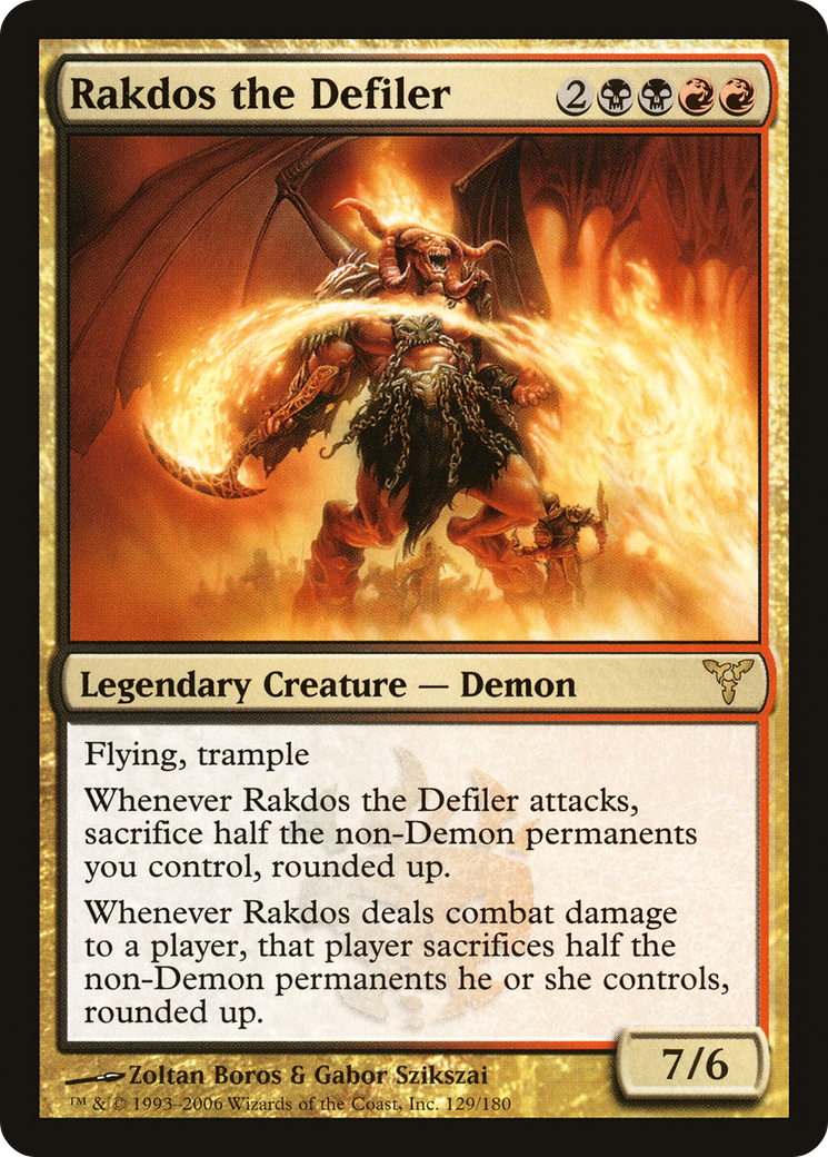 Image of Rakdos the Defiler [Dissension]