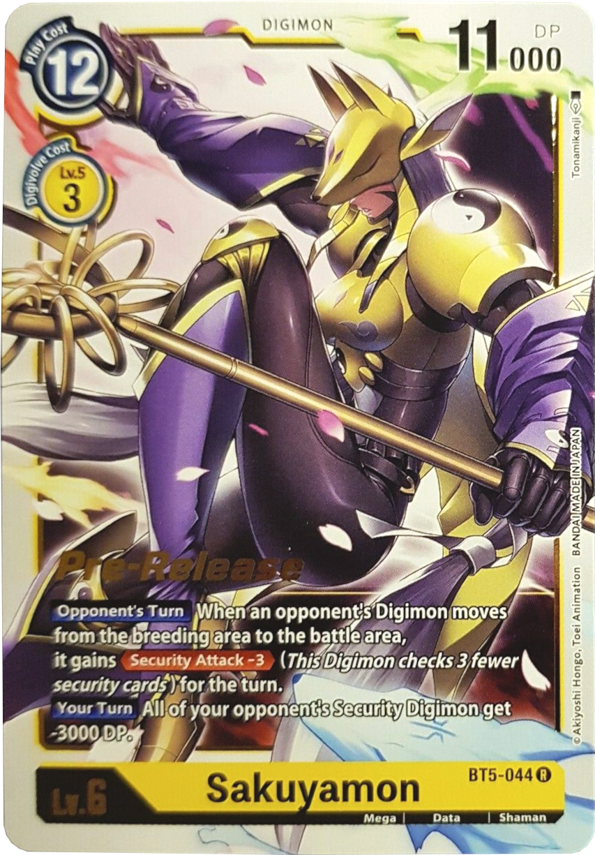 Image of Sakuyamon [BT5-044] [Battle of Omni Pre-Release Promos]