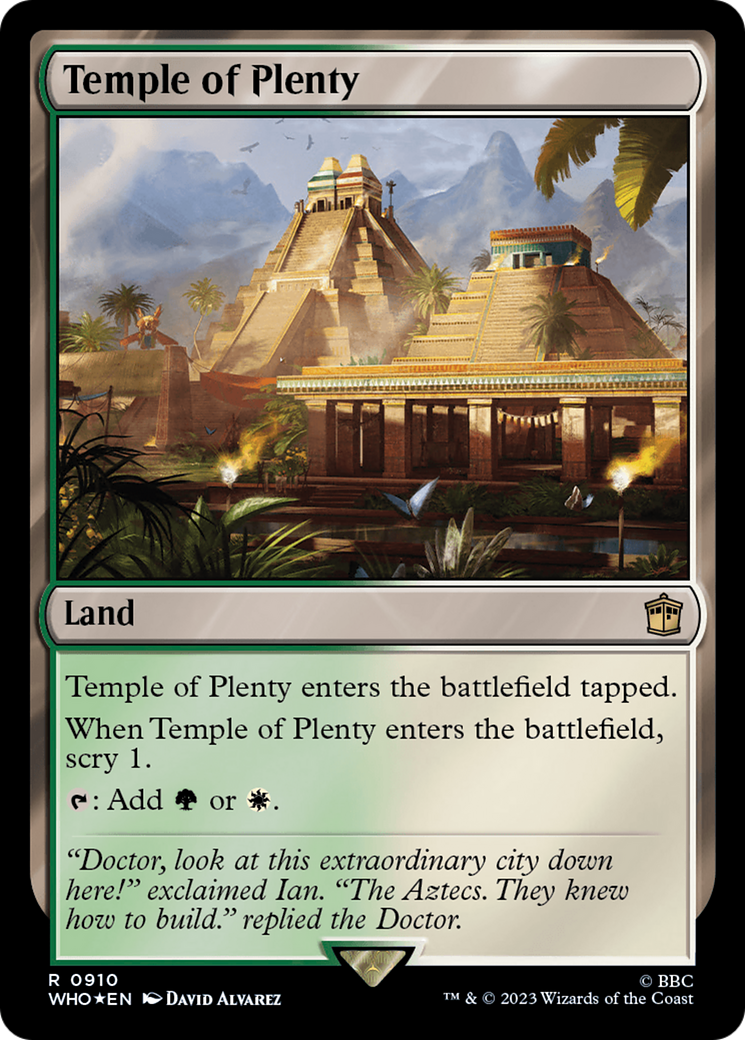 Image of Temple of Plenty (Surge Foil) [Doctor Who]