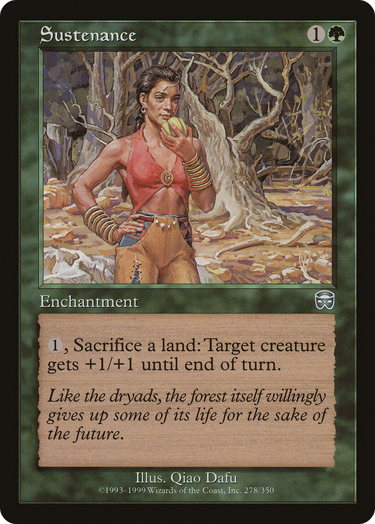 Image of Sustenance [Mercadian Masques]