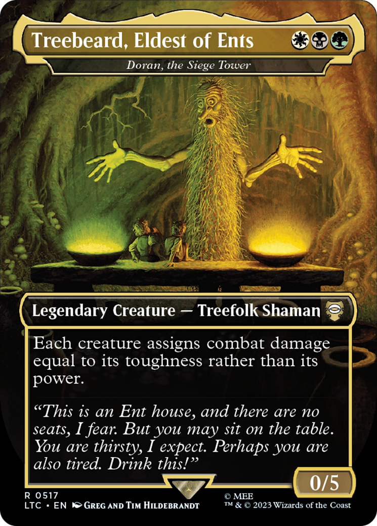 Image of Treebeard, Eldest of Ents - Doran, the Siege Tower (Borderless) [The Lord of the Rings: Tales of Middle-Earth Commander]
