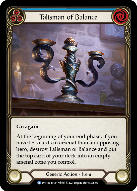 Image of Talisman of Balance [EVR188] (Everfest)  1st Edition Normal