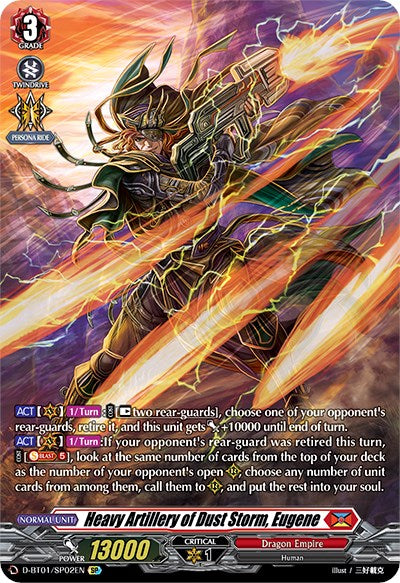 Image of Heavy Artillery of Dust Storm, Eugene (D-BT01/SP02EN) [Genesis of the Five Greats]