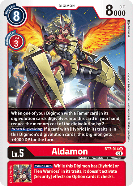Image of Aldamon [BT7-014] [Next Adventure]