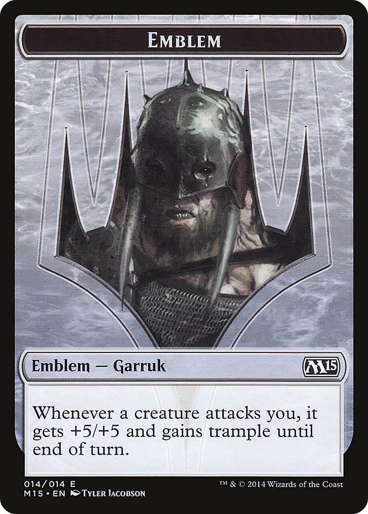 Image of Garruk, Apex Predator Emblem [Magic 2015 Tokens]