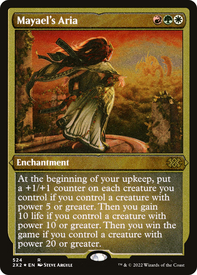 Image of Mayael's Aria (Foil Etched) [Double Masters 2022]