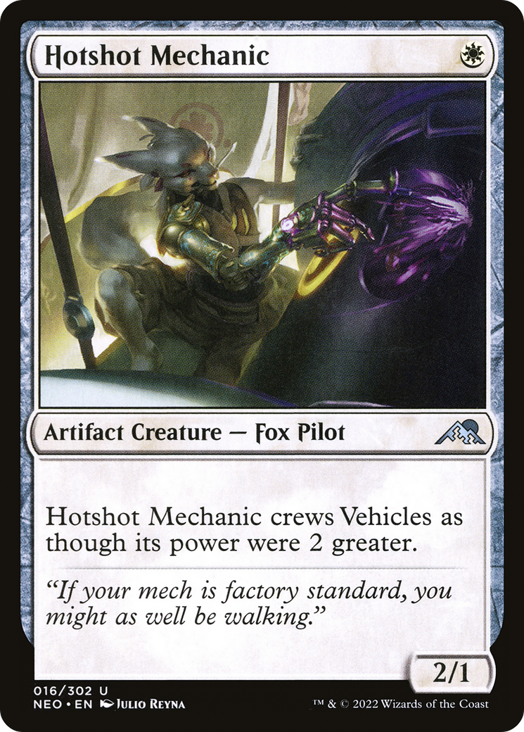 Image of Hotshot Mechanic [Kamigawa: Neon Dynasty]