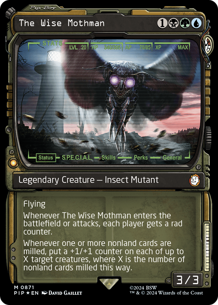 Image of The Wise Mothman (Showcase) (Surge Foil) [Fallout]