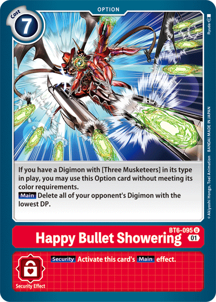Image of Happy Bullet Showering [BT6-095] [Double Diamond]