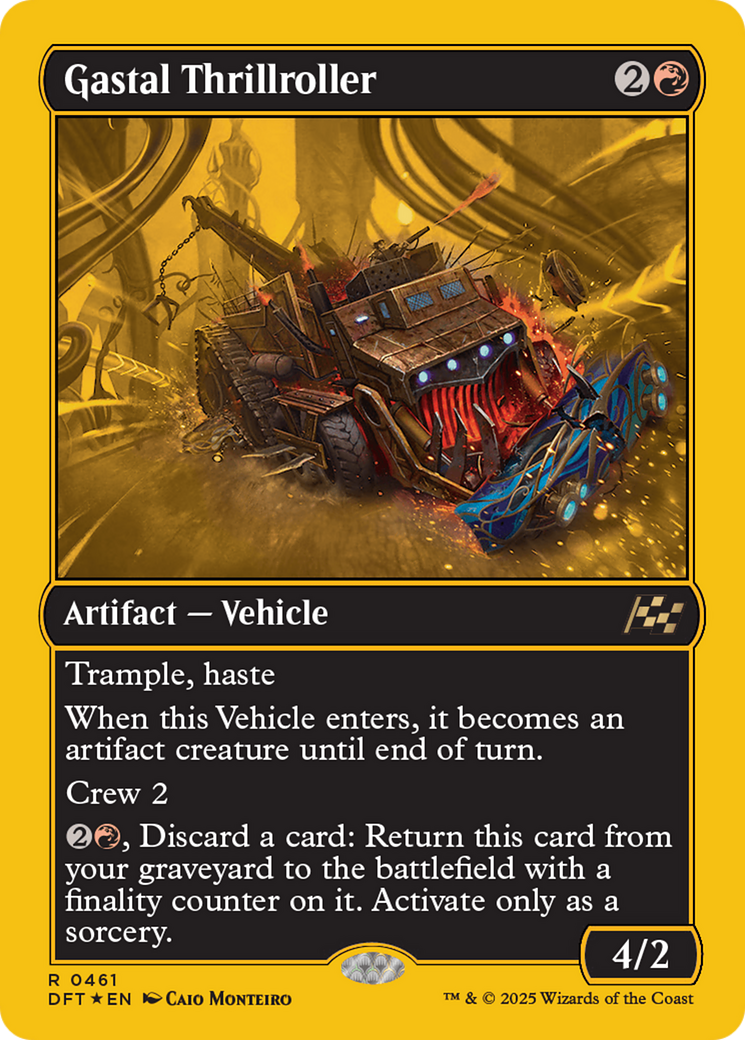Image of Gastal Thrillroller (First-Place Foil) [Aetherdrift]