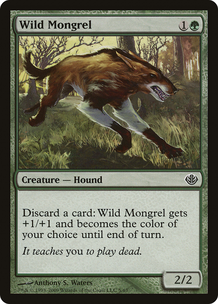 Image of Wild Mongrel [Duel Decks: Garruk vs. Liliana]